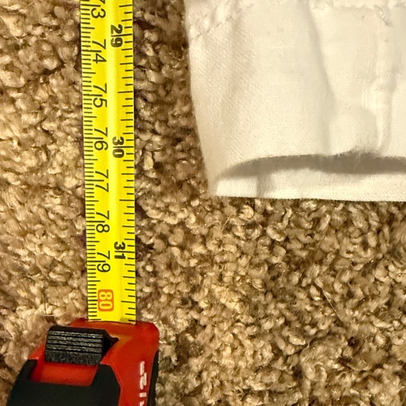 Banana Republic White Martin Fit Linen Pants - Picture 8 of 8